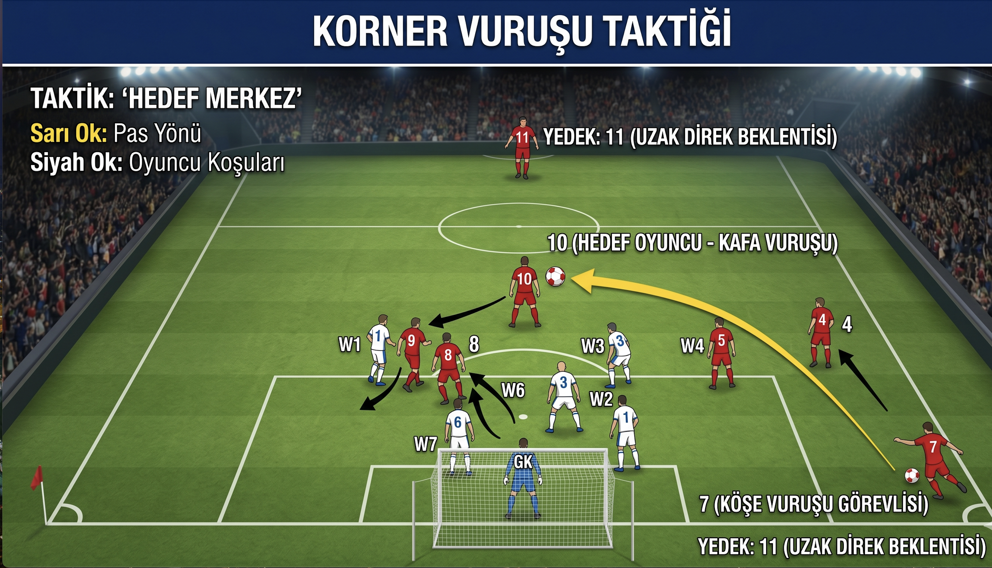 Köşe Vuruşu Taktik